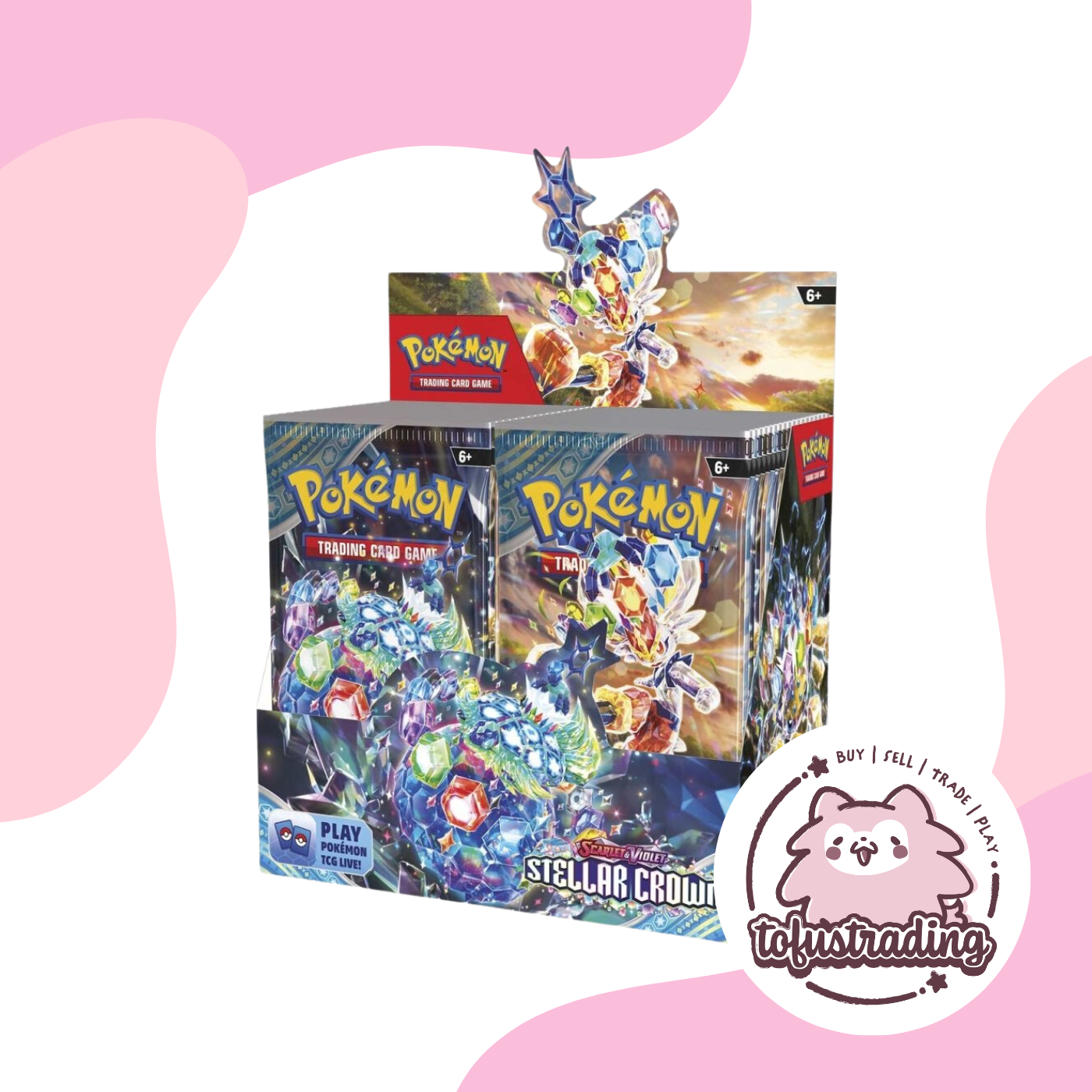 Pokmon TCG: Stellar Crown Booster Box Tofu's Trading Pokmon TCG: Stellar Crown Booster Box Tofu's Trading