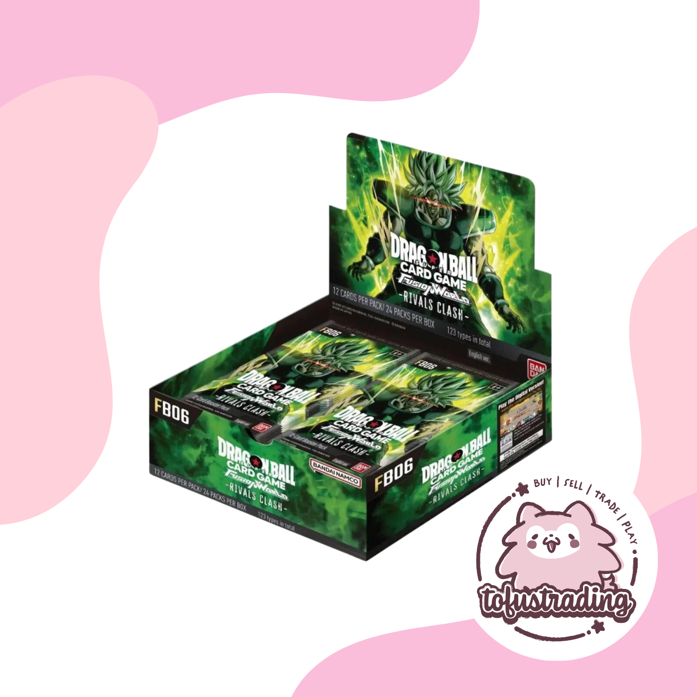 dragon ball rivals clash booster box Dragon Ball Super Card Game: Fusion World: FB06: Rivals Clash Booster main image 1