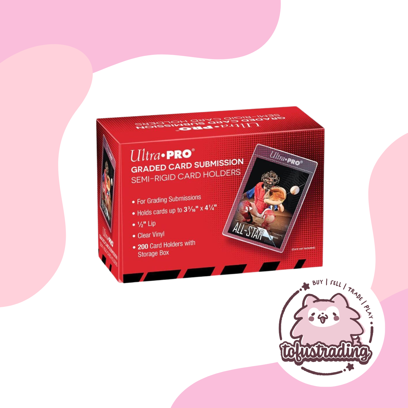 ultra pro graded card submission Ultra Pro Graded Card Submission Semi-Rigid Card Holders – Tofu's Trading