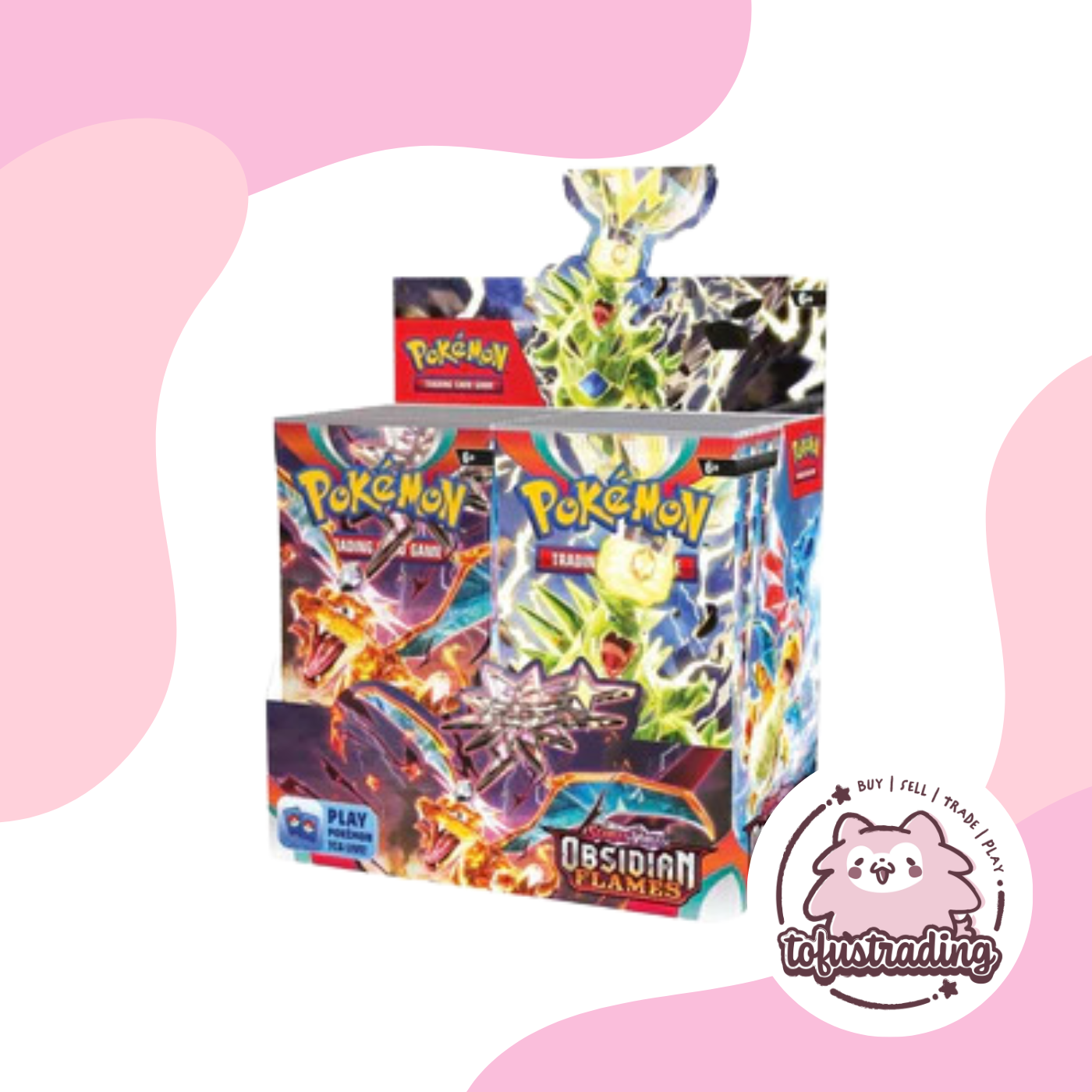 Pokémon TCG: Obsidian Flames Booster Box – Tofu's Trading Pokémon TCG: Obsidian Flames Booster Box – Tofu's Trading