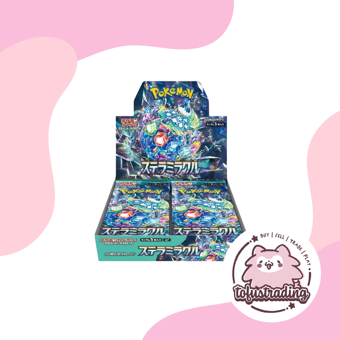 japanese stellar miracle booster box Pokemon Card Stellar Miracle Booster Box sv7 Japanese NEW w/shrink Sealed