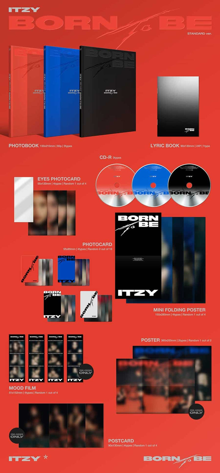 ITZY - Born To Be Album (Standard Ver.)