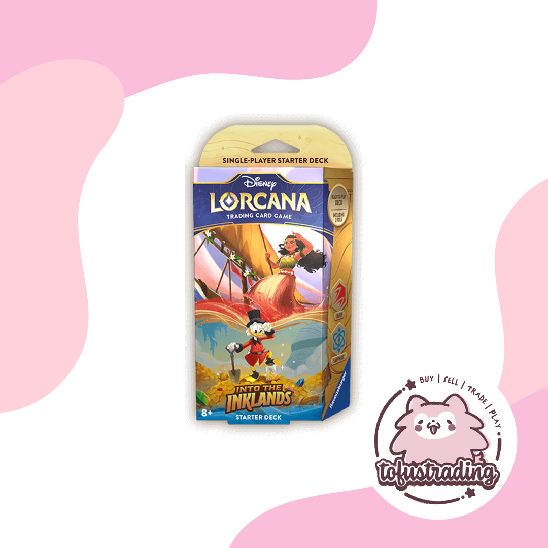 Disney Lorcana Into the Inklands Amber & Emerald Starter Deck Disney Lorcana Into the Inklands Amber & Emerald Starter Deck
