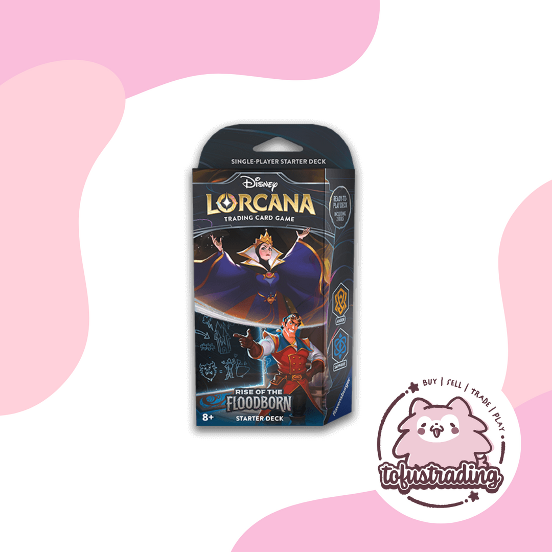 Disney Lorcana TCG: Rise of the Floodborn Starter Deck Tofu's Trading Disney Lorcana TCG: Rise of the Floodborn Starter Deck Tofu's Trading