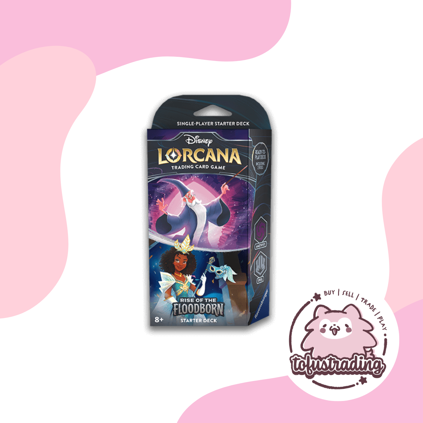 Disney Lorcana TCG: Rise of the Floodborn Starter Deck Tofu's Trading Disney Lorcana TCG: Rise of the Floodborn Starter Deck Tofu's Trading