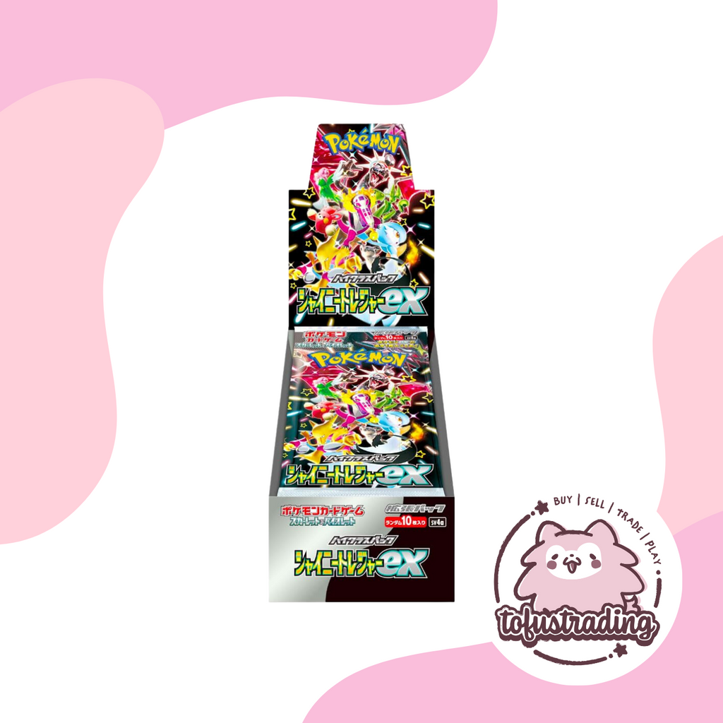 Pokémon TCG JP: Shiny Treasures ex [SV4a] Booster Box – Tofu's Trading