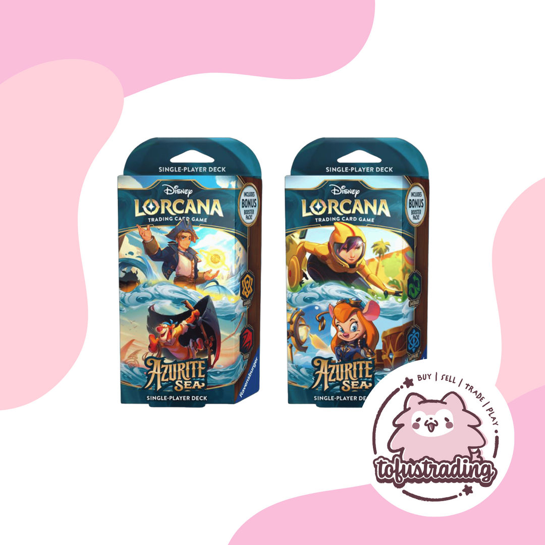 Disney Lorcana TCG: Azurite Sea Starter Deck Tofu's Trading Disney Lorcana TCG: Azurite Sea Starter Deck Tofu's Trading