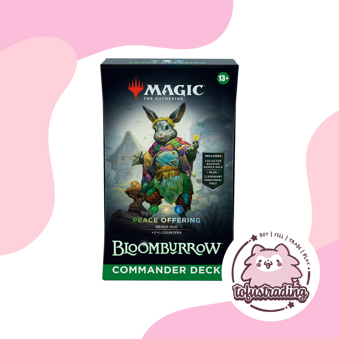 Magic the Gathering TCG: Bloomburrow Commander Deck Tofu's Trading Magic the Gathering TCG: Bloomburrow Commander Deck Tofu's Trading