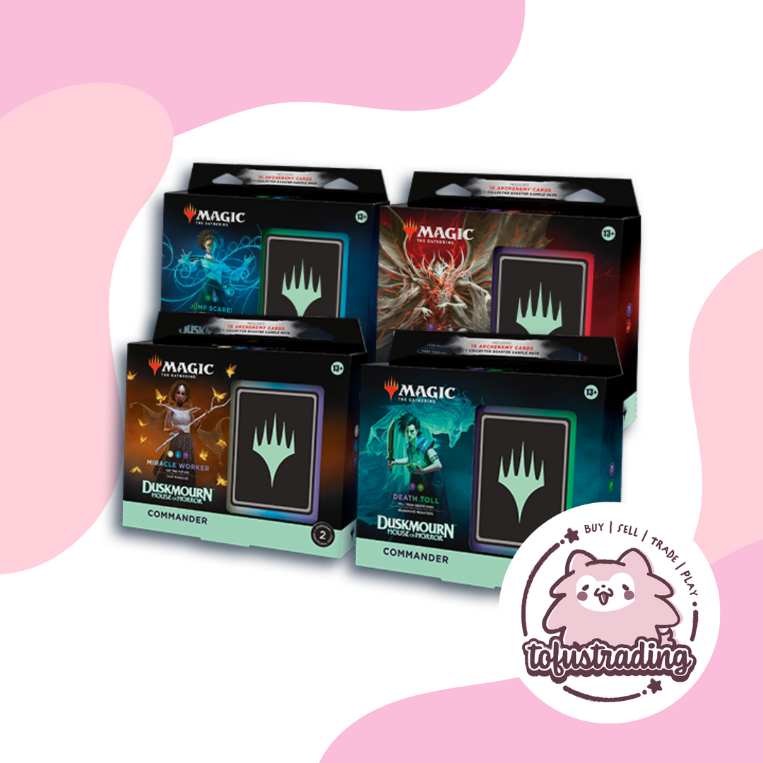 Magic the Gathering TCG: Duskmourn Commander Deck – Tofu's Magic the Gathering TCG: Duskmourn Commander Deck – Tofu's