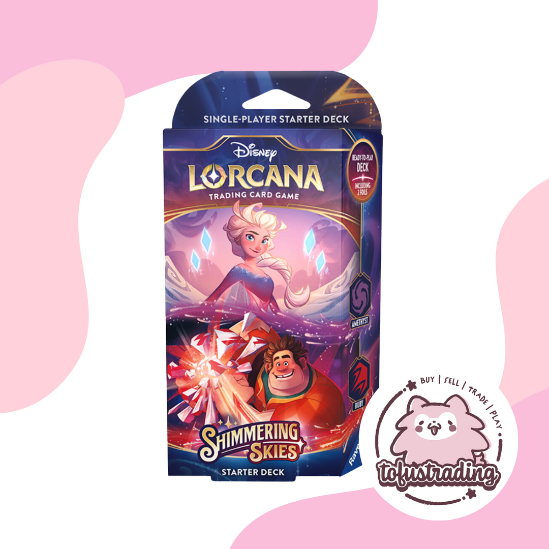 lorcana starter deck shimmering skies Disney Lorcana TCG: Shimmering Skies Starter Deck – Tofu's Trading