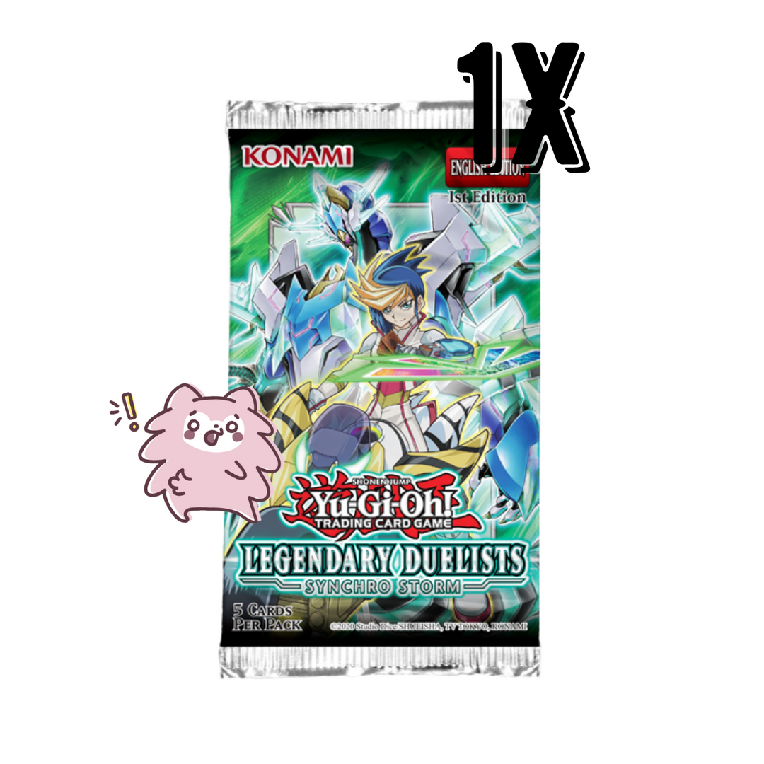Yu-Gi-Oh: Legendary Duelists: Synchro Storm Single Booster Pack