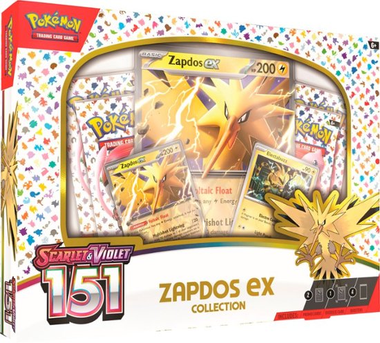 Pokémon TCG: Scarlet & Violet-151 Zapdos Ex Box SV4 (Pre-Orders)