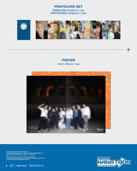 SEVENTEEN [NANA TOUR with 2024 MOMENT PACKAGE] W PRE ORDER BENEFIT