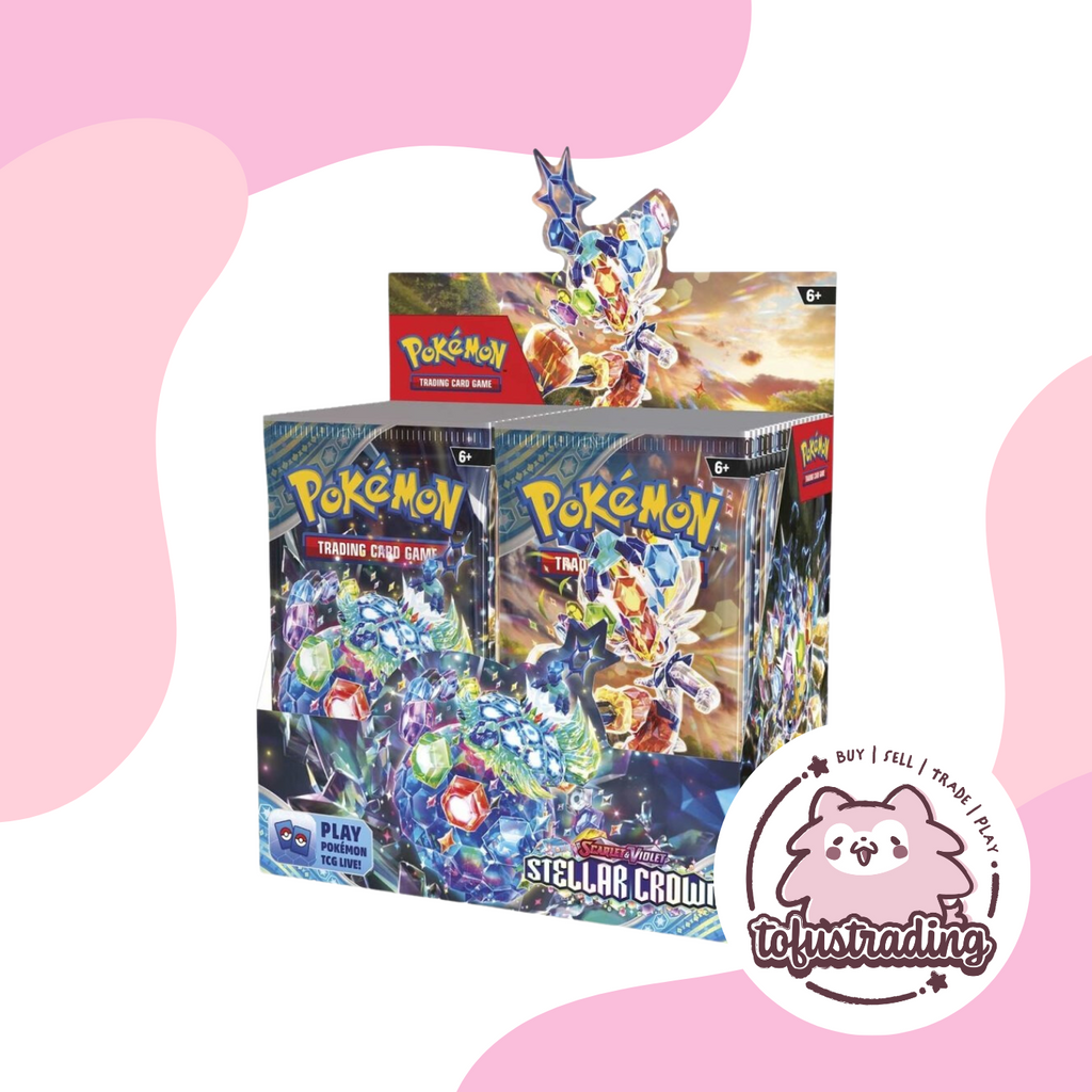 Pokmon TCG: Stellar Crown Booster Box Tofu's Trading Pokmon TCG: Stellar Crown Booster Box Tofu's Trading