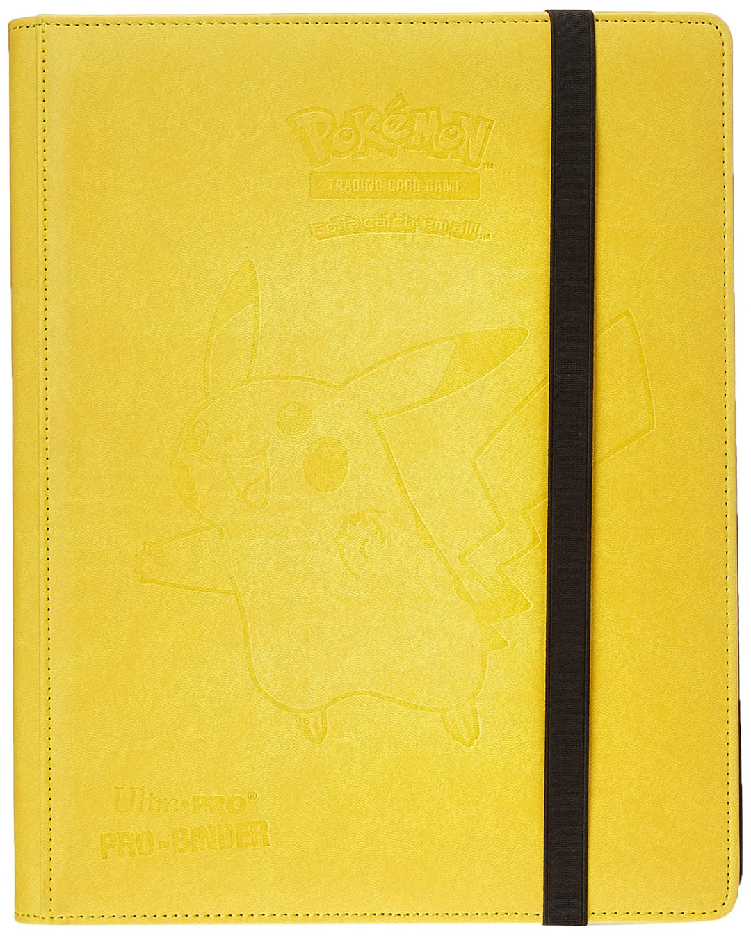 USED Yellow Pikachu 9-Pocket Strap PRO-Binder for Pokémon