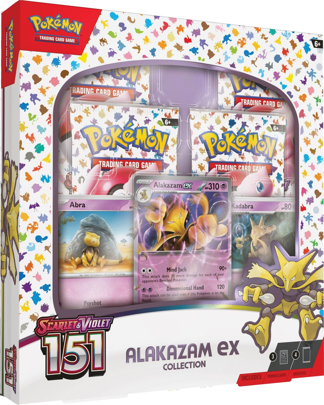 Pokémon TCG: Scarlet & Violet-151 Alakazam Ex Box SV3.5