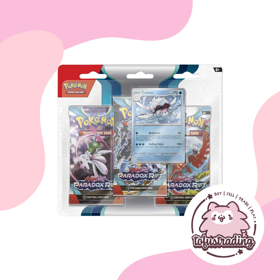 Pokmon TCG: Paradox Rift 3-Pack Blister Tofu's Trading Pokmon TCG: Paradox Rift 3-Pack Blister Tofu's Trading