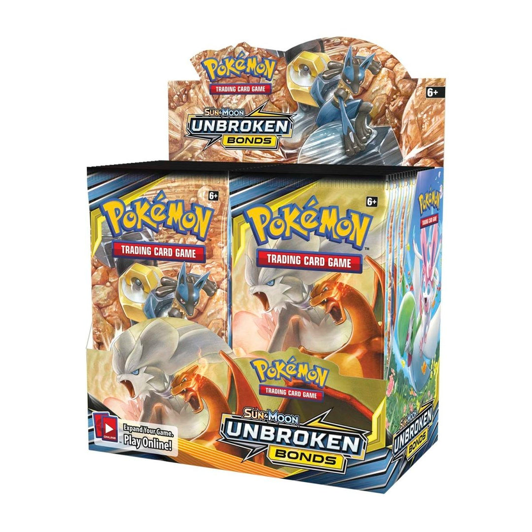 Pokémon TCG: Sun & Moon-Unbroken Bonds Booster Display Box (36 Packs) "Has dent in corner"