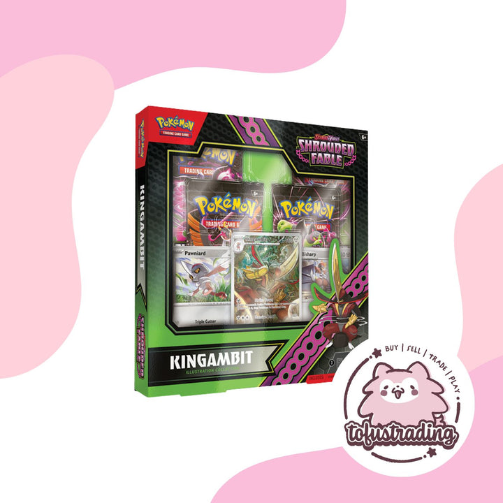 Pokémon TCG: Scarlet & Violet 6.5 Shrouded Fable Kingambit Illustration Collection Box