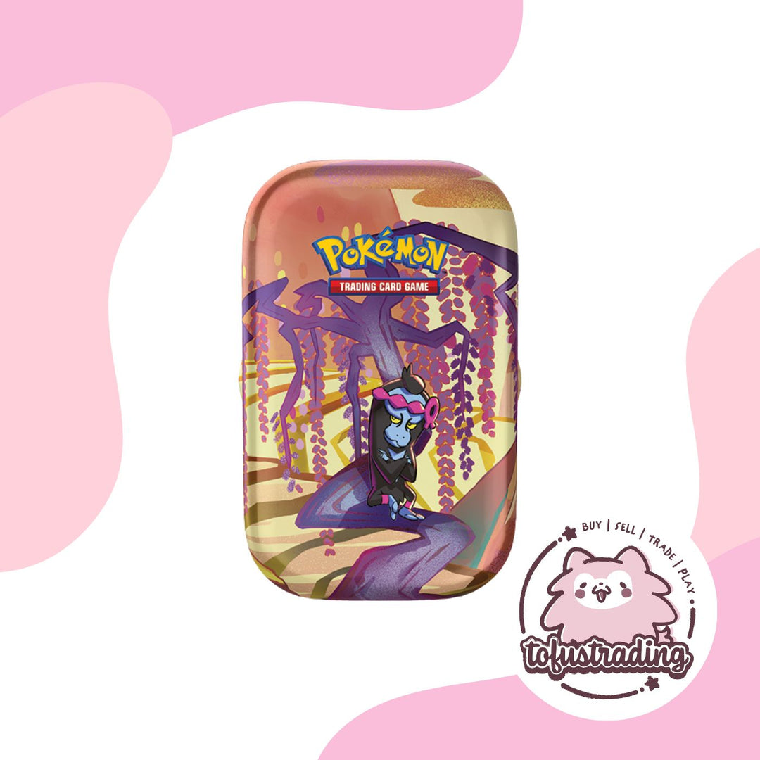 Pokémon TCG: Scarlet & Violet 6.5 Shrouded Fable Mini Tin Display