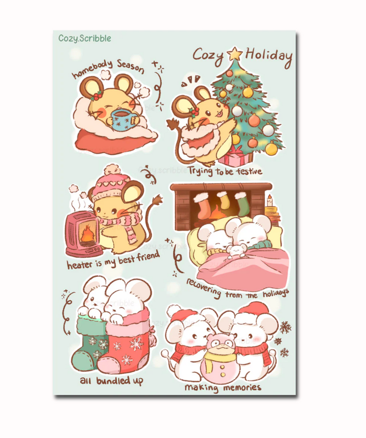 Local Artists Stickers Create Corner - Cozy Scribble