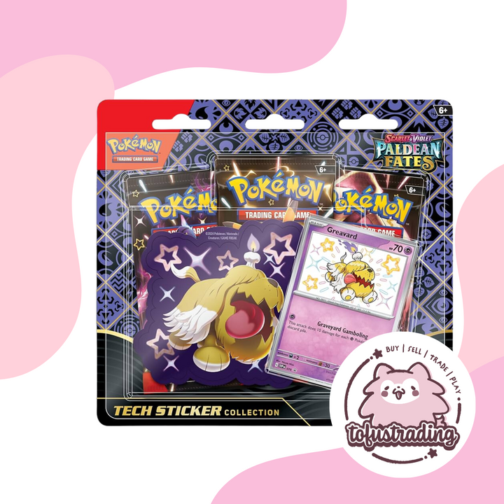 Pokémon TCG: Scarlet & Violet - Paldean Fates Tech Sticker Collection