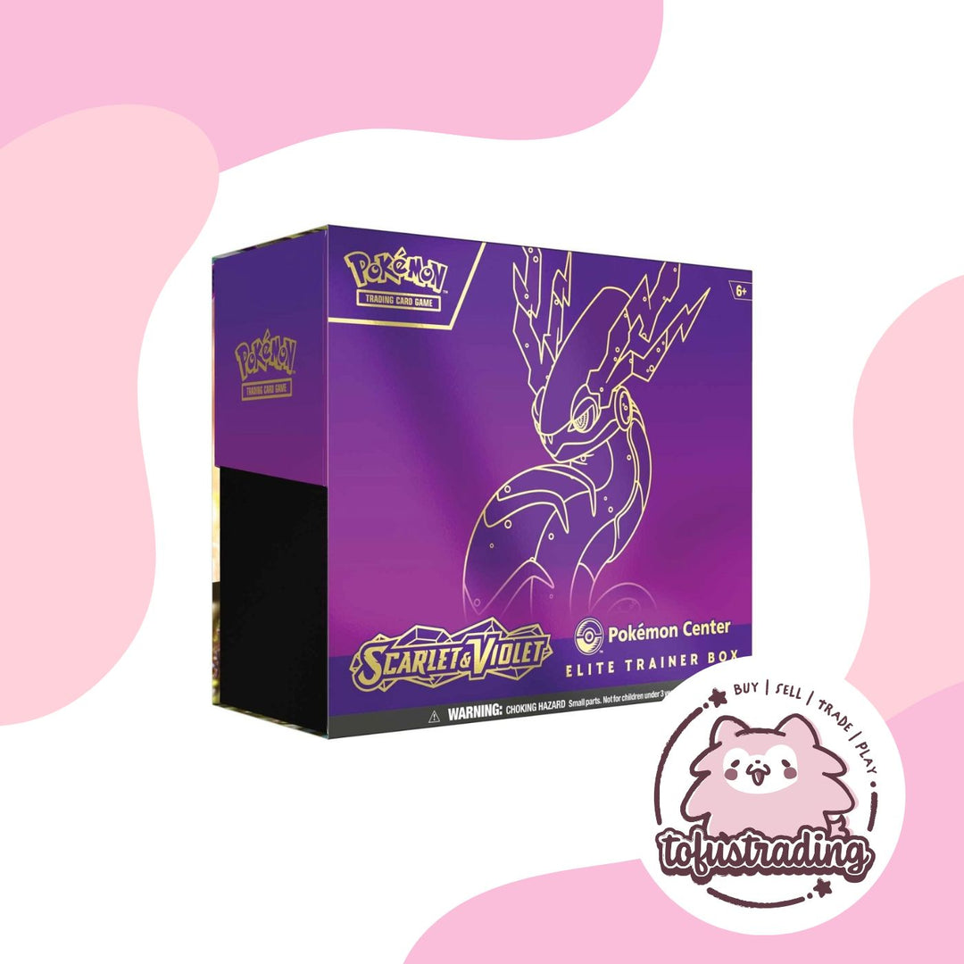 Pokmon TCG: Scarlet & Violet Pokemon Center Elite Trainer Box (Miraid Tofu's Trading Pokmon TCG: Scarlet & Violet Pokemon Center Elite Trainer Box (Miraid Tofu's Trading