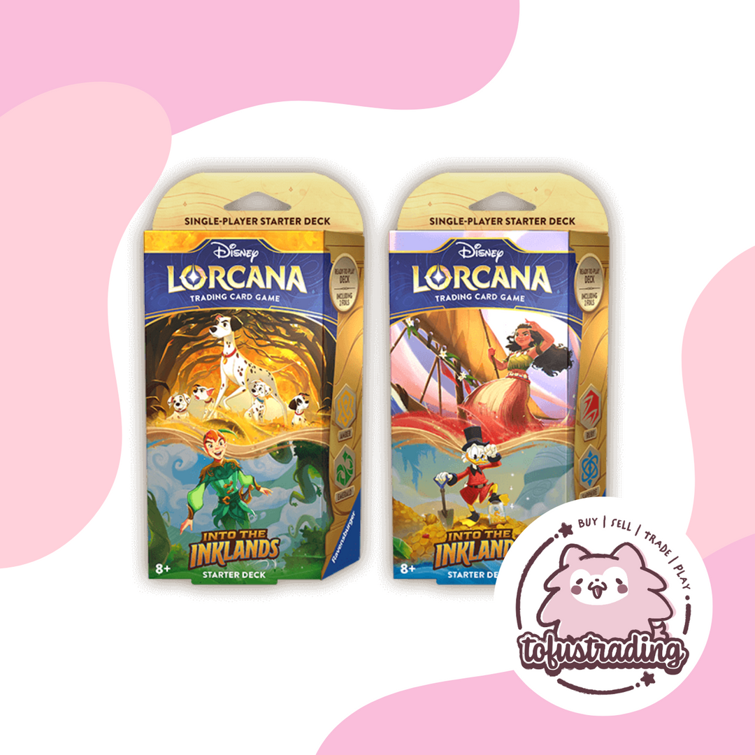 Disney Lorcana Into the Inklands Amber & Emerald Starter Deck Disney Lorcana Into the Inklands Amber & Emerald Starter Deck