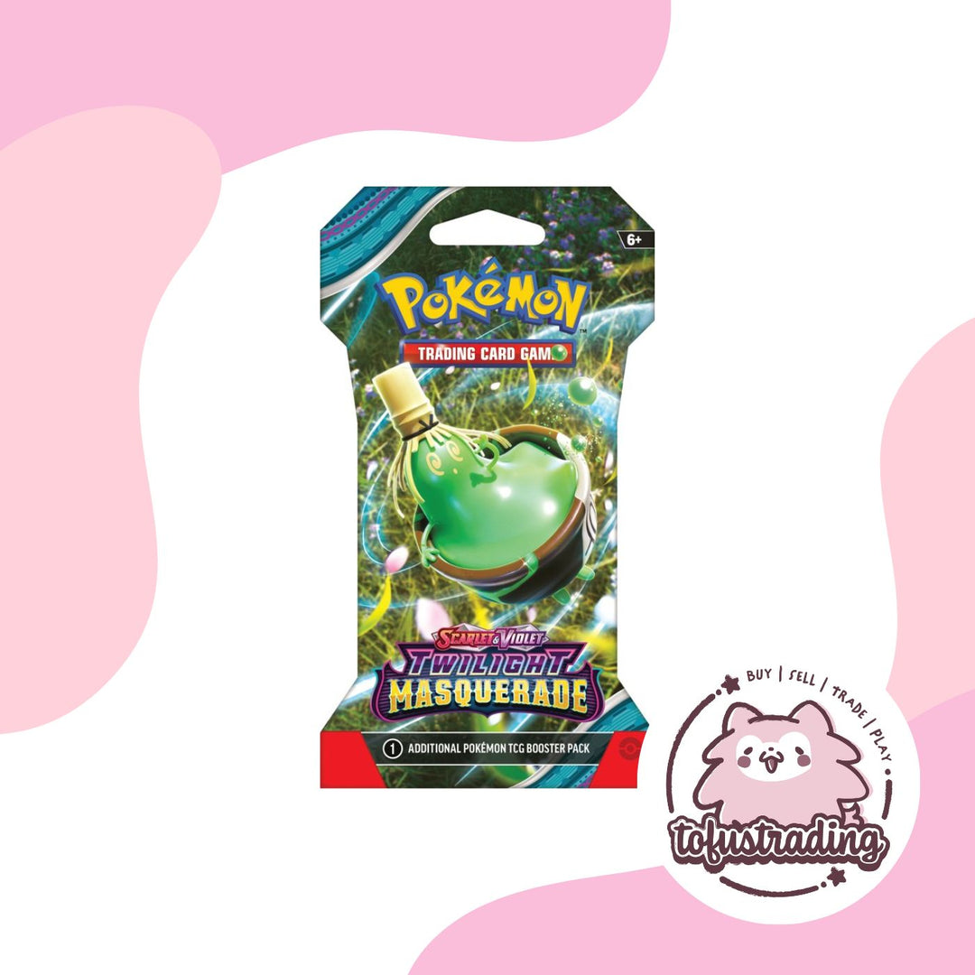 Pokmon TCG: Twilight Masquerade Sleeved Booster Pack Tofu's Trading Pokmon TCG: Twilight Masquerade Sleeved Booster Pack Tofu's Trading