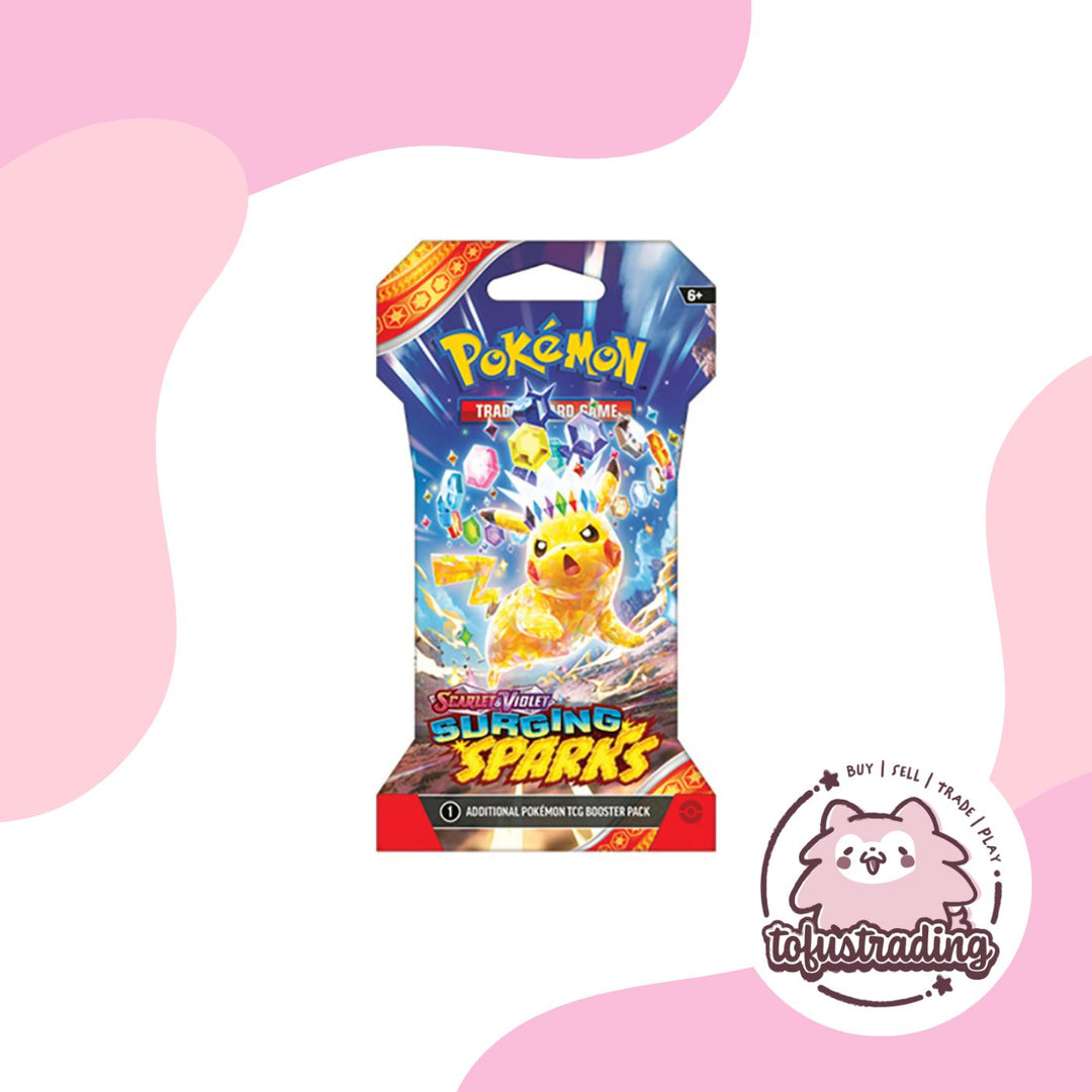Pokmon TCG: Surging Sparks Sleeved Booster Packs Tofu's Trading Pokmon TCG: Surging Sparks Sleeved Booster Packs Tofu's Trading