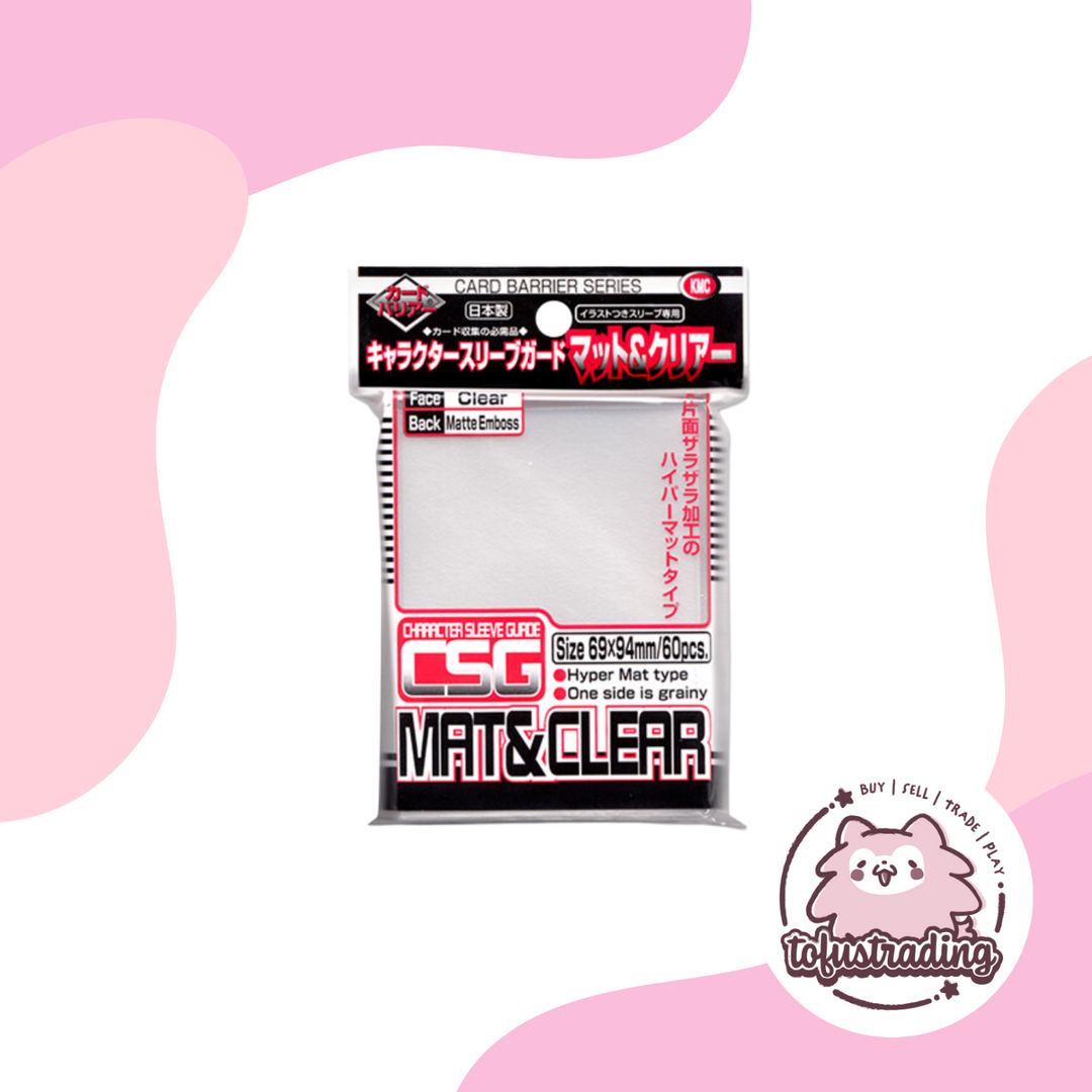 CSG Mat&Clear sleeves Tofu's Trading CSG Mat&Clear sleeves Tofu's Trading