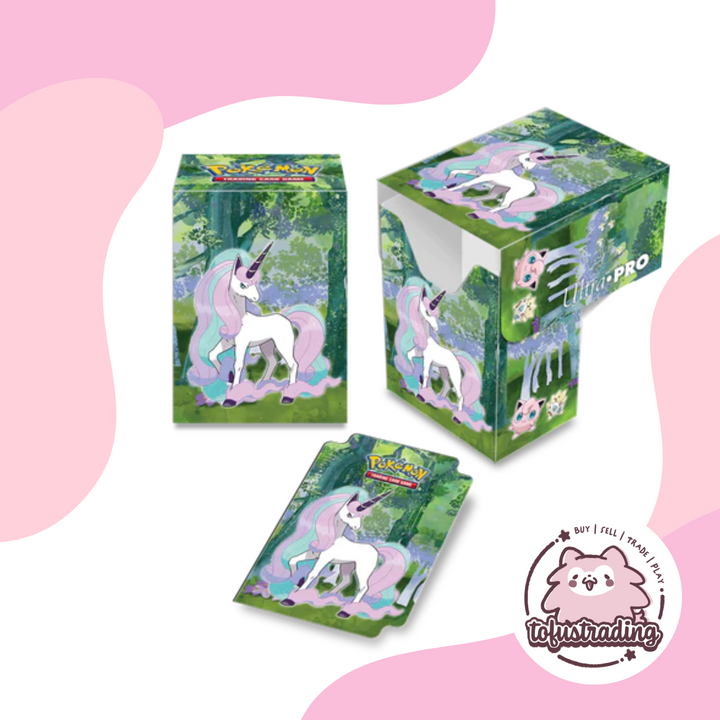 Gallery Series Enchanted Glade Full-View Deck Box or Play Mat for Pokémon