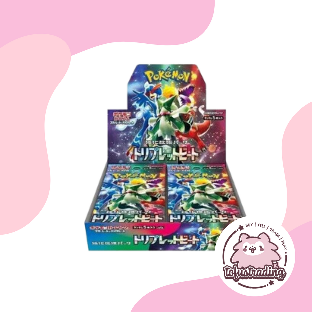 Pokemon TCG JP: Scarlet & Violet Triplet Beat Booster Box Tofu's Trading Pokemon TCG JP: Scarlet & Violet Triplet Beat Booster Box Tofu's Trading
