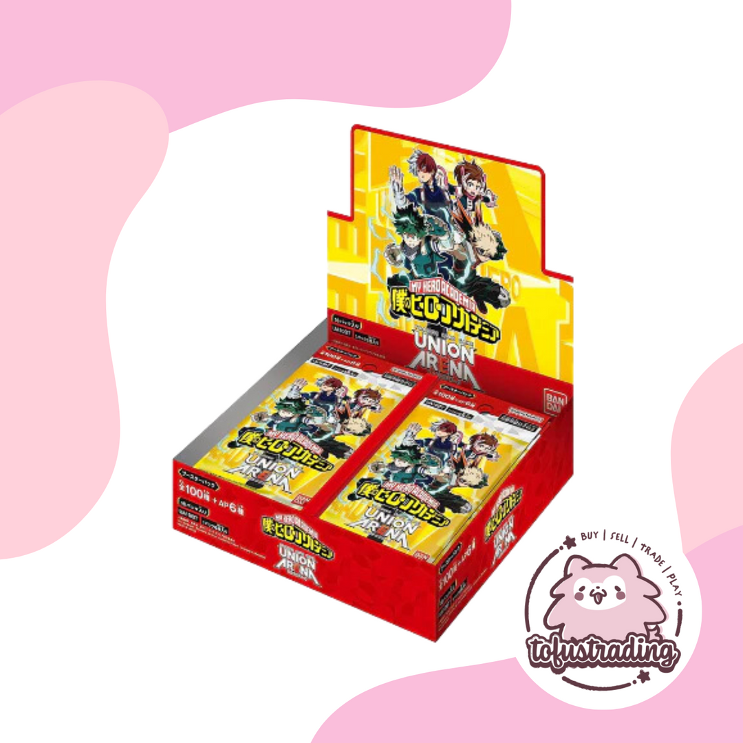 Union Arena TCG JP: My Hero Academia Booster Box Tofu's Trading Union Arena TCG JP: My Hero Academia Booster Box Tofu's Trading