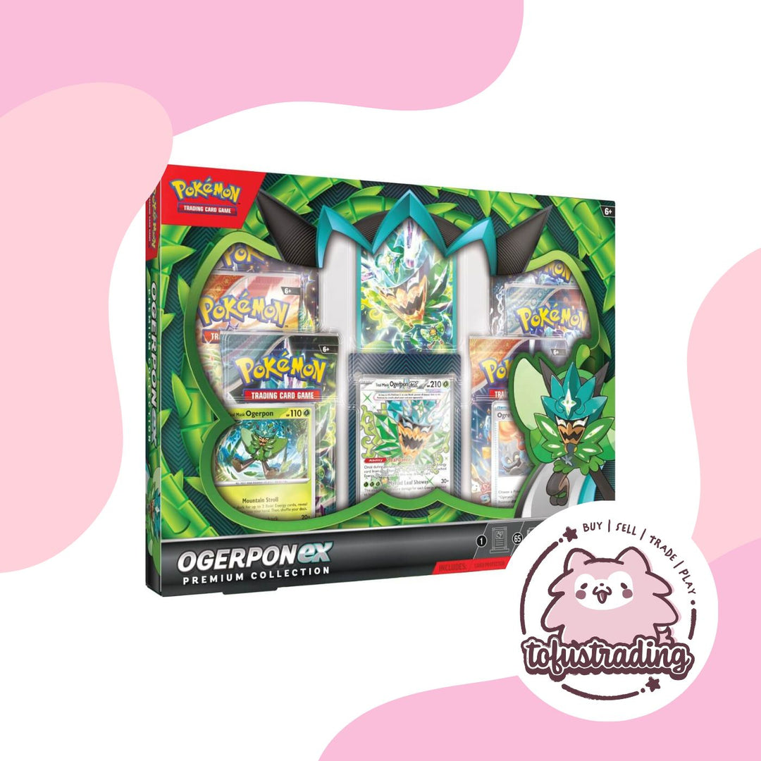 pokemon trading card game: ogerpon ex premium collection Pokémon TCG: Ogerpon EX Premium Collection – Tofu's Trading