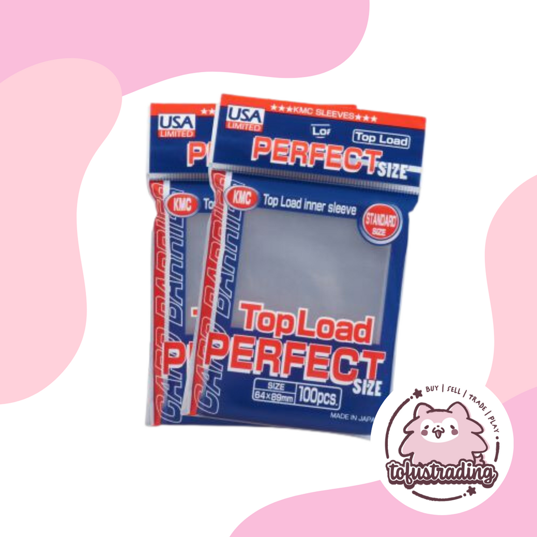 Vs Dragon Shield KMC Perfect Fit Card Sleeves - 100 Count Pack For MTG Magic & Pokemon Cards Kmc Sleeves Vs Dragon Shield KMC Perfect Fit Card Sleeves - 100 Count Pack For MTG Magic & Pokemon Cards Kmc Sleeves