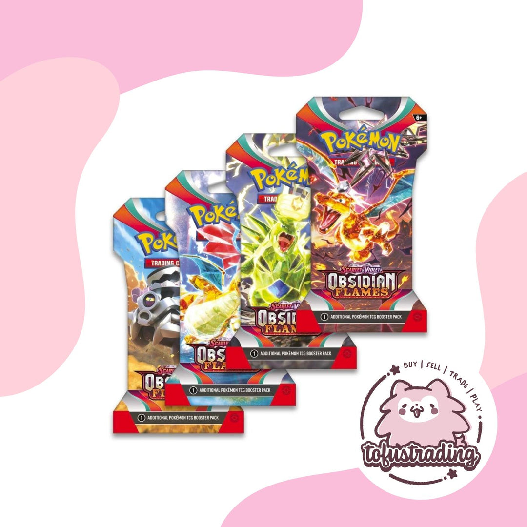Pokémon TCG: Scarlet & Violet-Obsidian Flames Sleeved Booster Pack (10 Cards) SV3