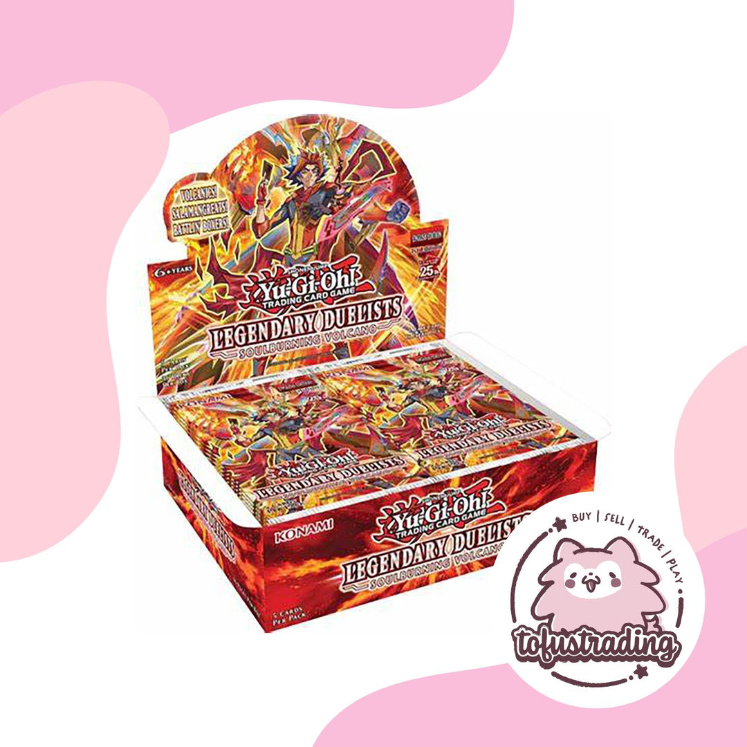 Yu-Gi-Oh! TCG: Legendary Duelists - Soulburning Volcano Booster Box Tofu's Trading Yu-Gi-Oh! TCG: Legendary Duelists - Soulburning Volcano Booster Box Tofu's Trading