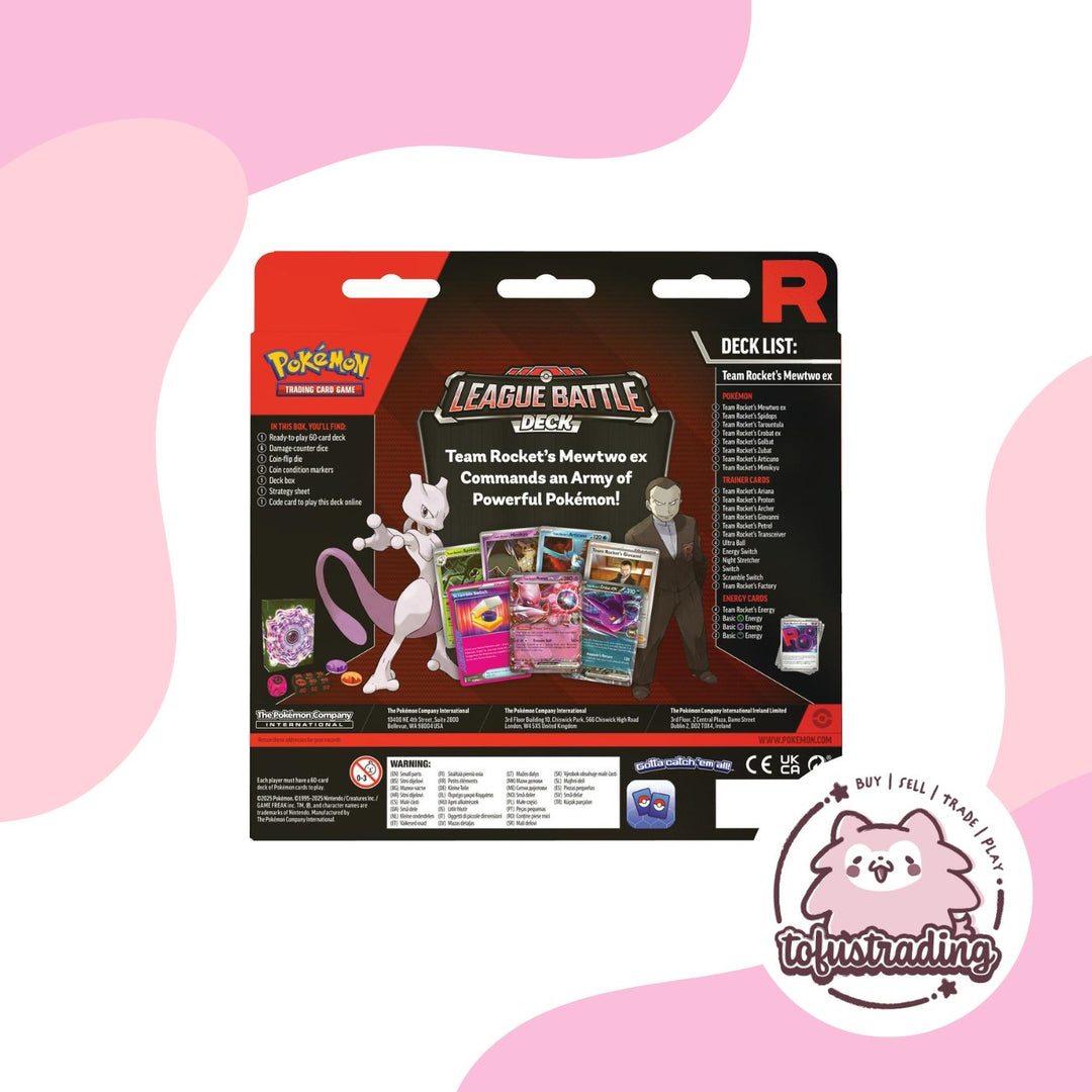 Pokmon TCG: Mewtwo EX League Battle Deck Tofu's Trading Pokmon TCG: Mewtwo EX League Battle Deck Tofu's Trading