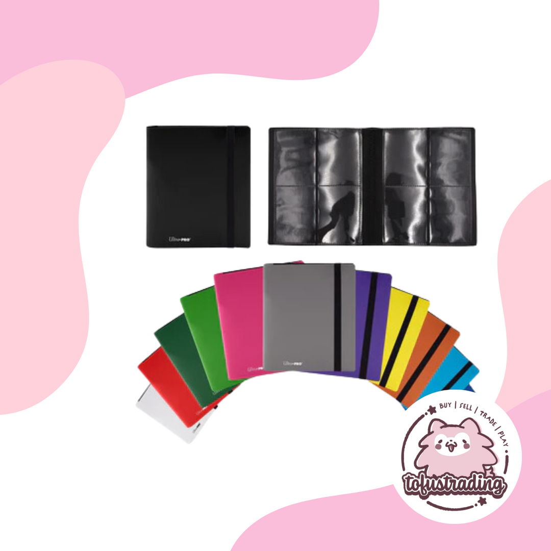 Ultra Pro: 4-Pocket Eclipse Pro Card Strap Binder Tofu's Trading Ultra Pro: 4-Pocket Eclipse Pro Card Strap Binder Tofu's Trading