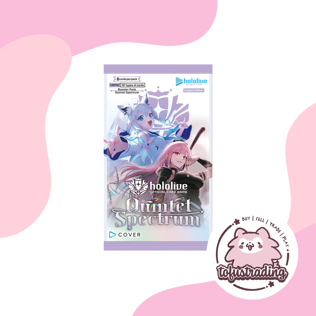 Hololive Official TCG: BP02 Quintet Spectrum Booster Box ENGLISH Tofu's Trading Hololive Official TCG: BP02 Quintet Spectrum Booster Box ENGLISH Tofu's Trading