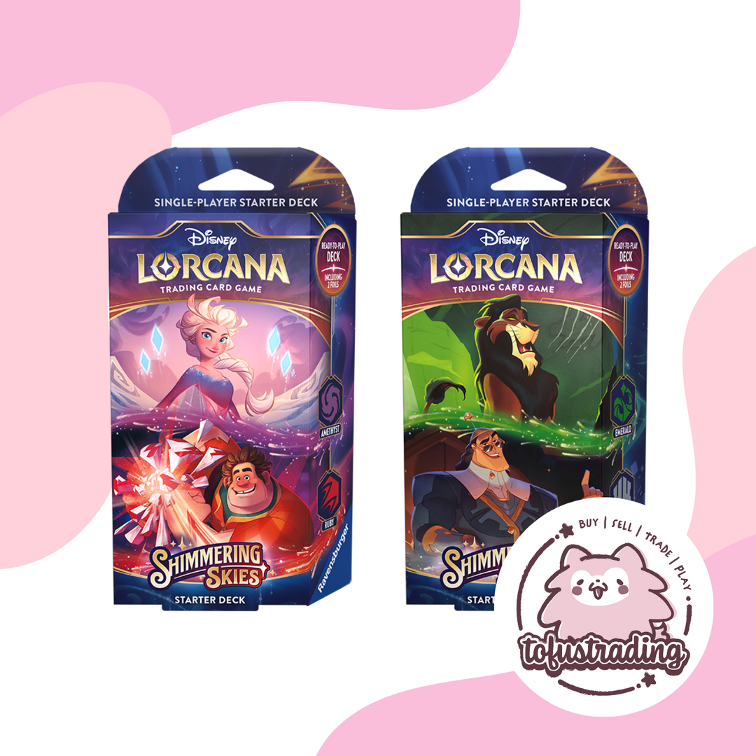 Disney Lorcana TCG: Shimmering Skies Starter Deck Tofu's Trading Disney Lorcana TCG: Shimmering Skies Starter Deck Tofu's Trading