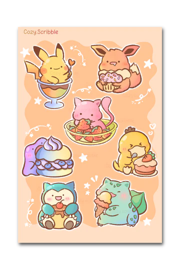 Local Artists Stickers Create Corner - Cozy Scribble