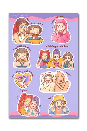 Local Artists Stickers Create Corner - Cozy Scribble