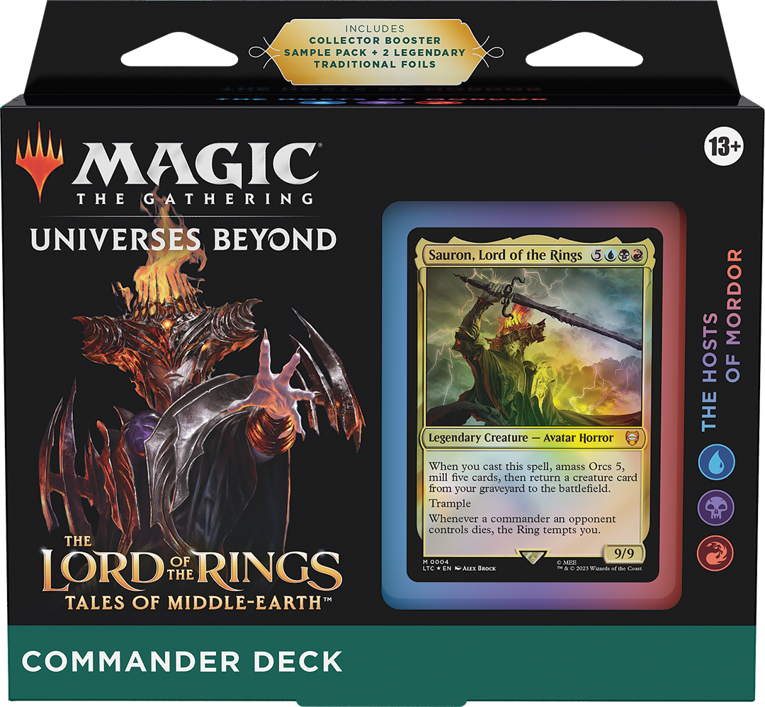 Magic The Gathering: The Lord of The Rings: Tales of Middle-earth Commander Deck Magic The Gathering: The Lord of The Rings: Tales of Middle-earth Commander Deck
