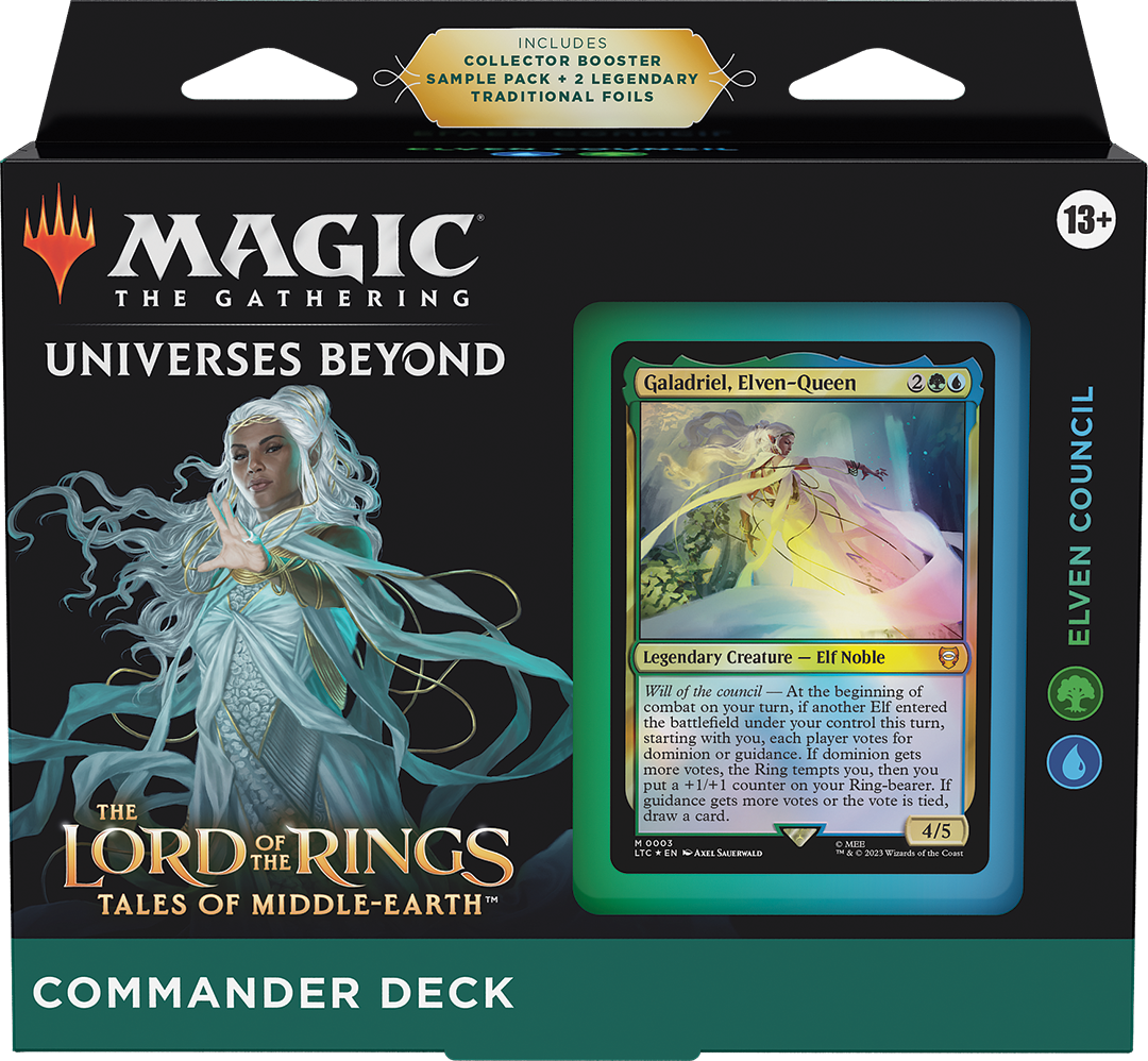 Magic The Gathering: The Lord of The Rings: Tales of Middle-earth Commander Deck Magic The Gathering: The Lord of The Rings: Tales of Middle-earth Commander Deck