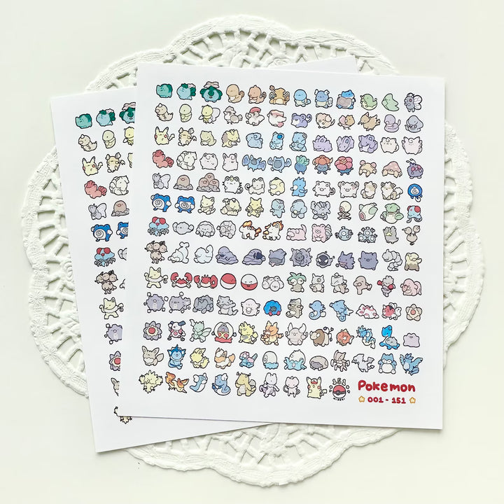 Local Artists Stickers Create Corner - Midori Prints