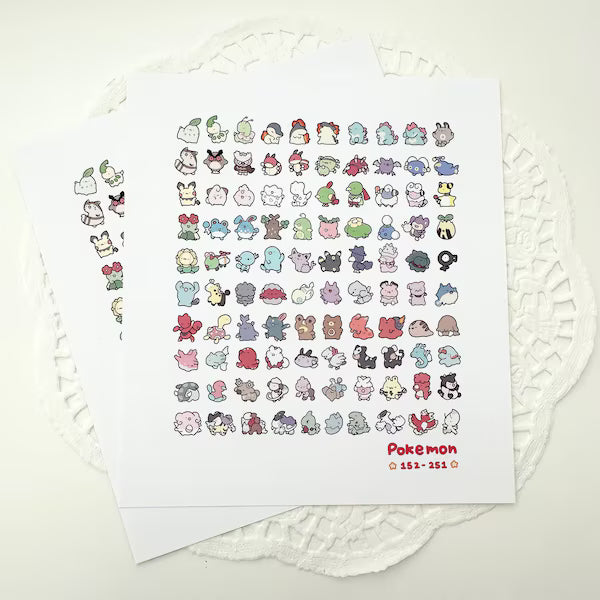 Local Artists Stickers Create Corner - Midori Prints