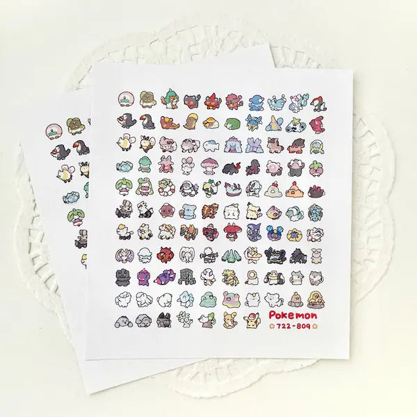 Local Artists Stickers Create Corner - Midori Prints