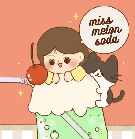 Local Artists Stickers Create Corner - Miss Melon Soda